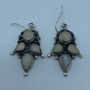 Sterling Silver Earrings (925 & 42 stamped)